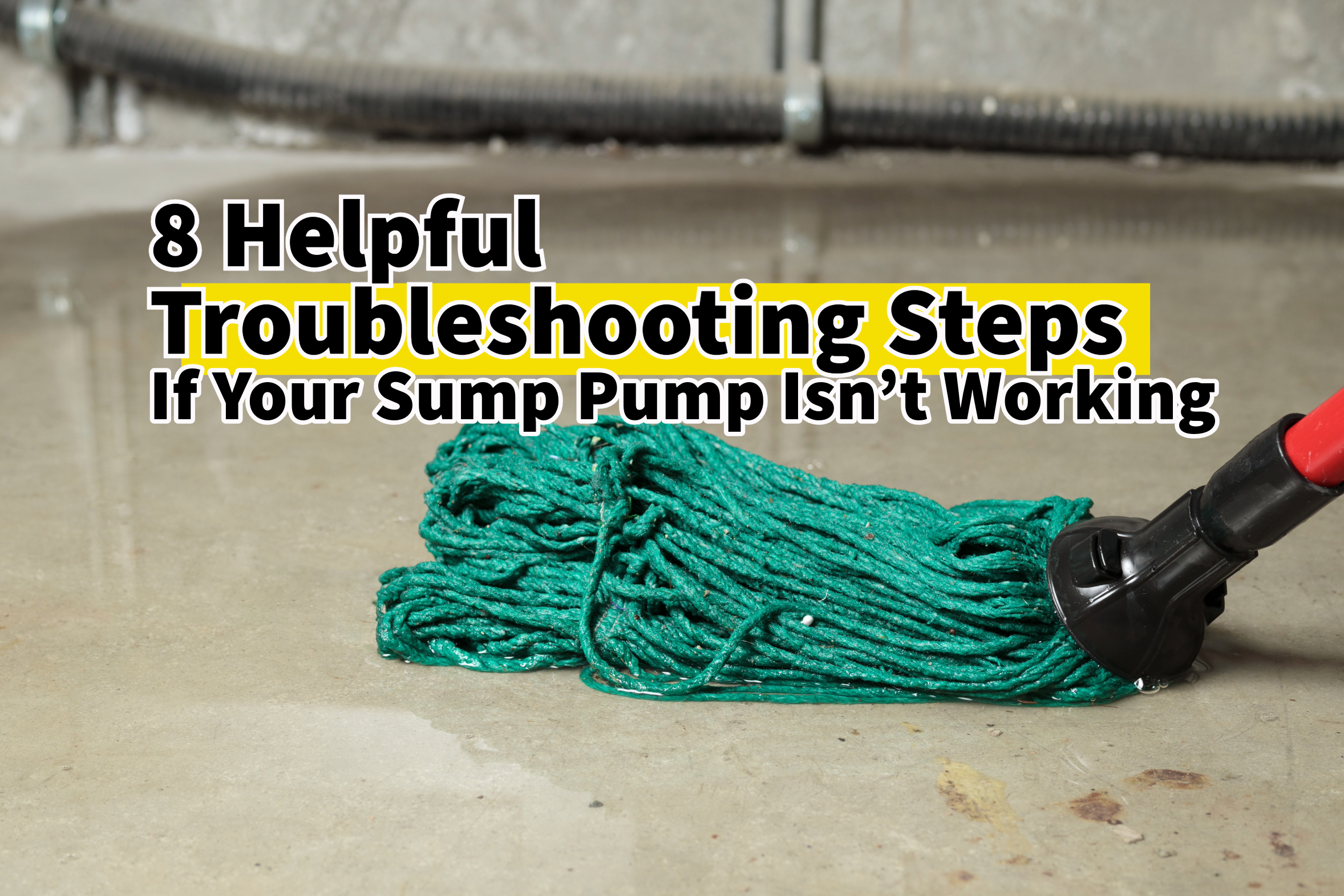 A homeowner’s guide to troubleshooting a malfunctioning sump pump. Plumbing and drain services in Huber Heights, Ohio.